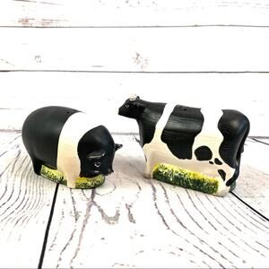 Warren Kimble Cow, Sow salt and pepper animal farm